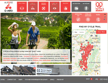 Tablet Screenshot of cyclinginalsace.com